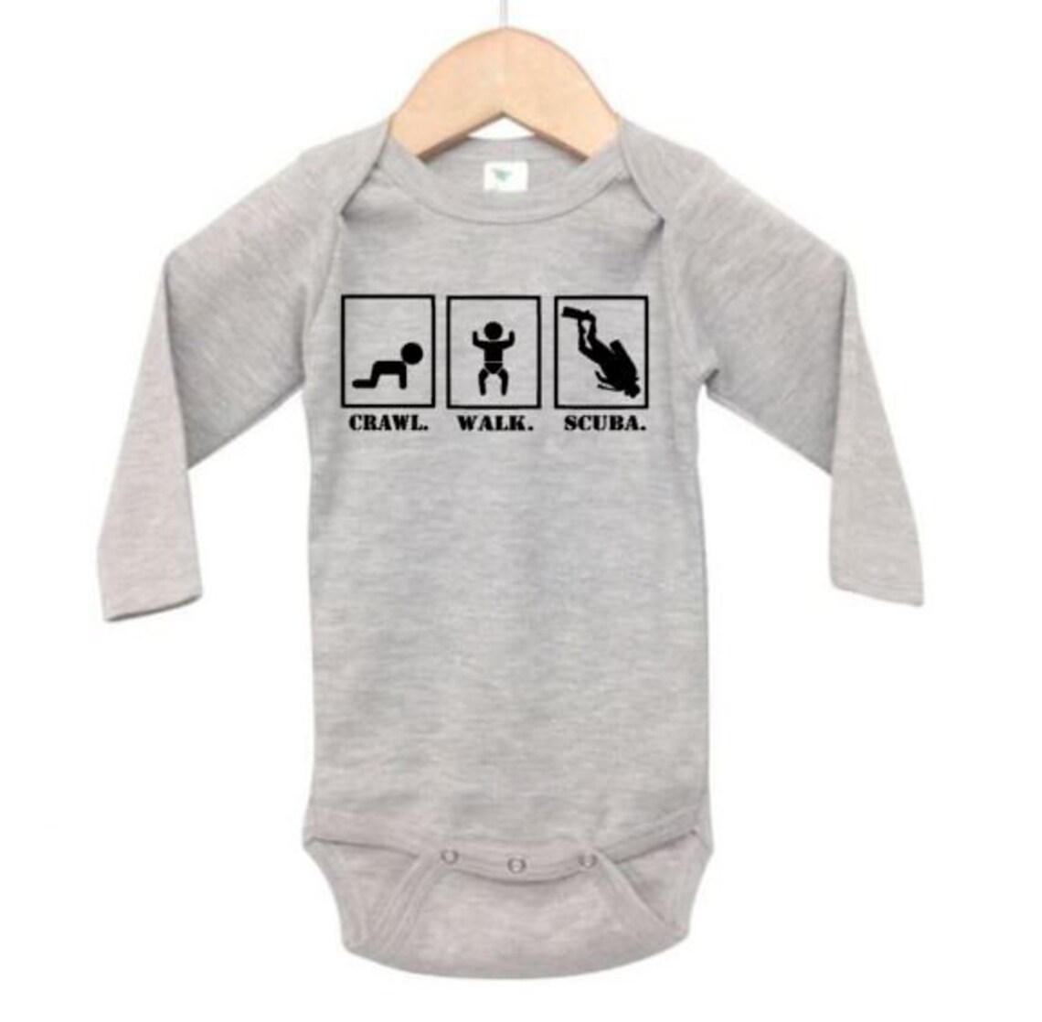 Baby Scuba Onesie Crawl Walk Scuba Scuba Diving Baby Etsy