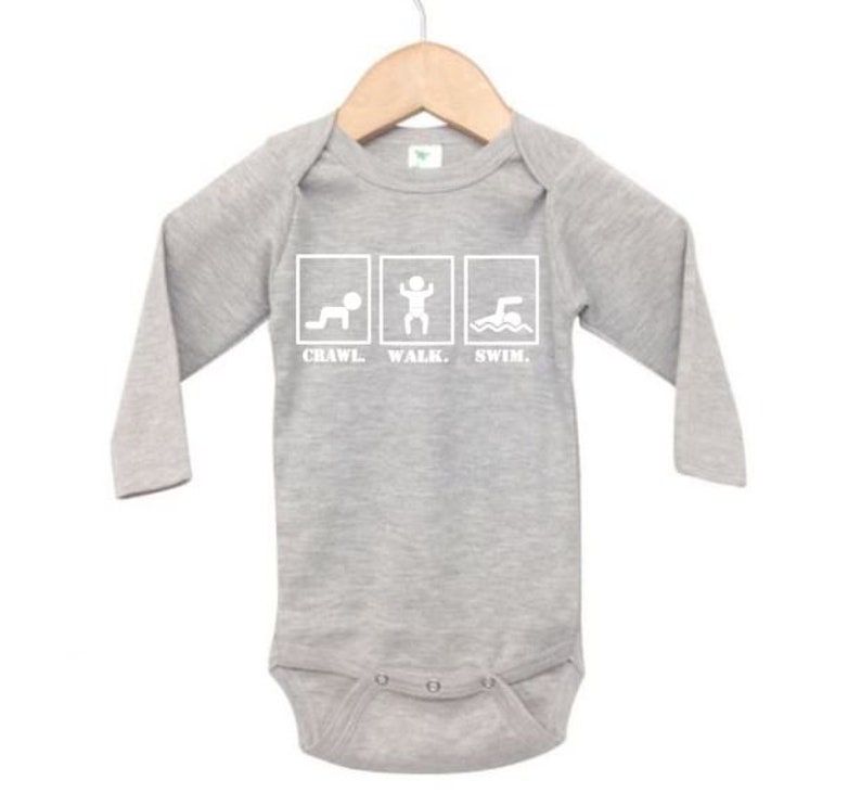 Swimming Onesie Crawl Walk Swim Baby Swimming Outfit Baby Etsy