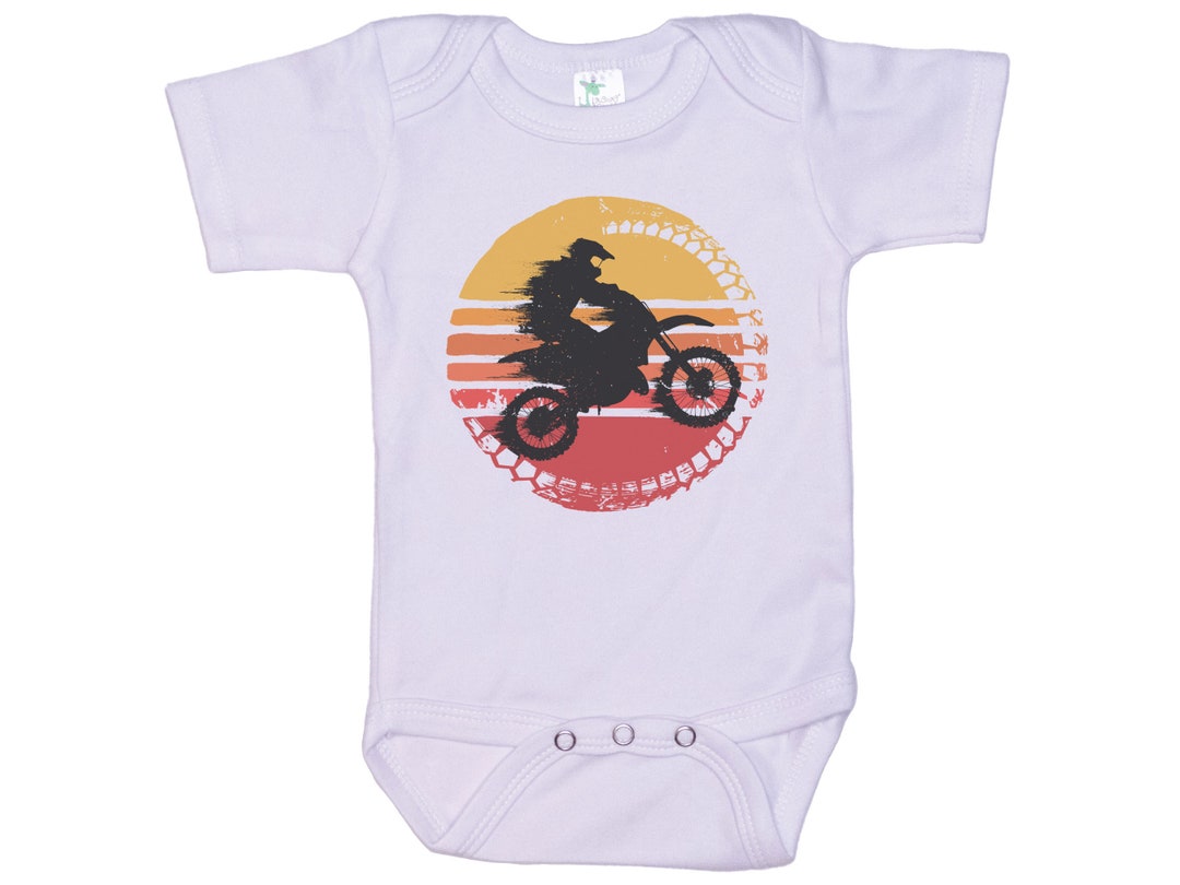 Dirt Bike Onesie Dirt Bike Sun Dirt Bike Bodysuit Motocross Etsy