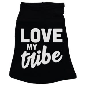 Dog Shirt, Love My Tribe, Funny Dog Shirt, Dogs Are Family, Puppy Shirt, Tribe Dog Tee, Puppy Apparel, Pet Supplies, Dog Tee, Tribal Puppy