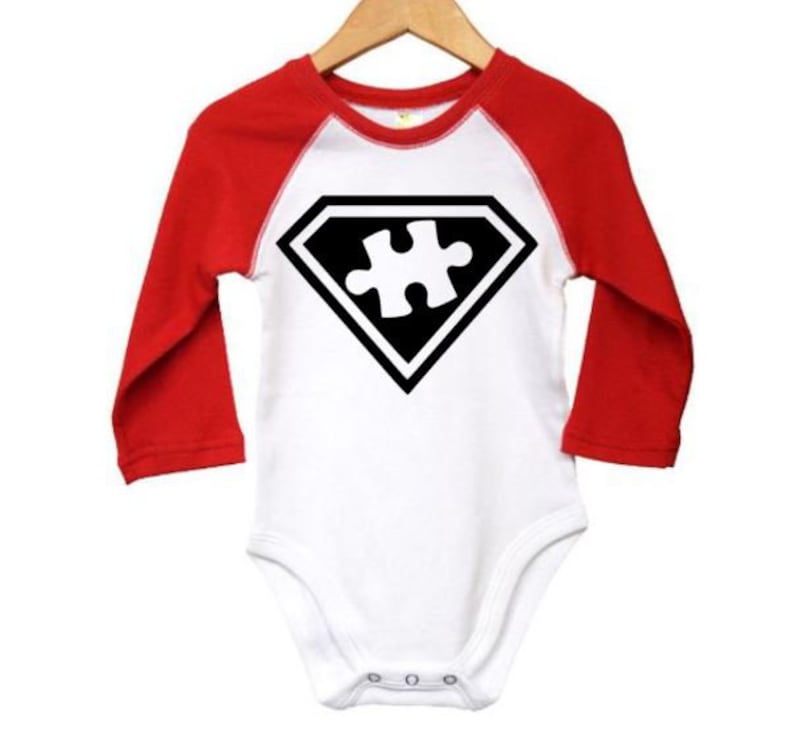 Newborn Autism Autism Onesie Baby Shower Gift Super Autism Autism Awareness Austism Infant Autism Raglan Onesie Baby Autism Outfit