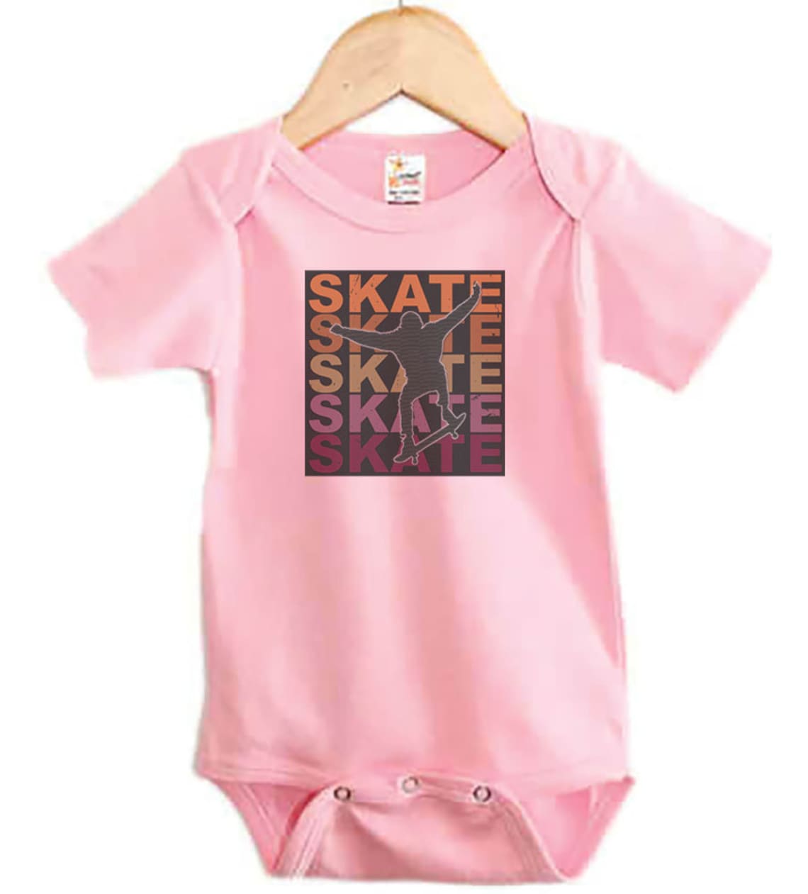 Skateboard Onesie Skate Skate Skate Baby Skateboarding Etsy