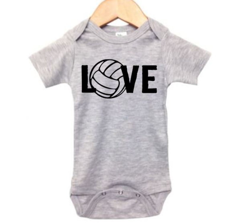 Baby Volleyball Outfit Love Volleyball Volleyball Onesie Etsy