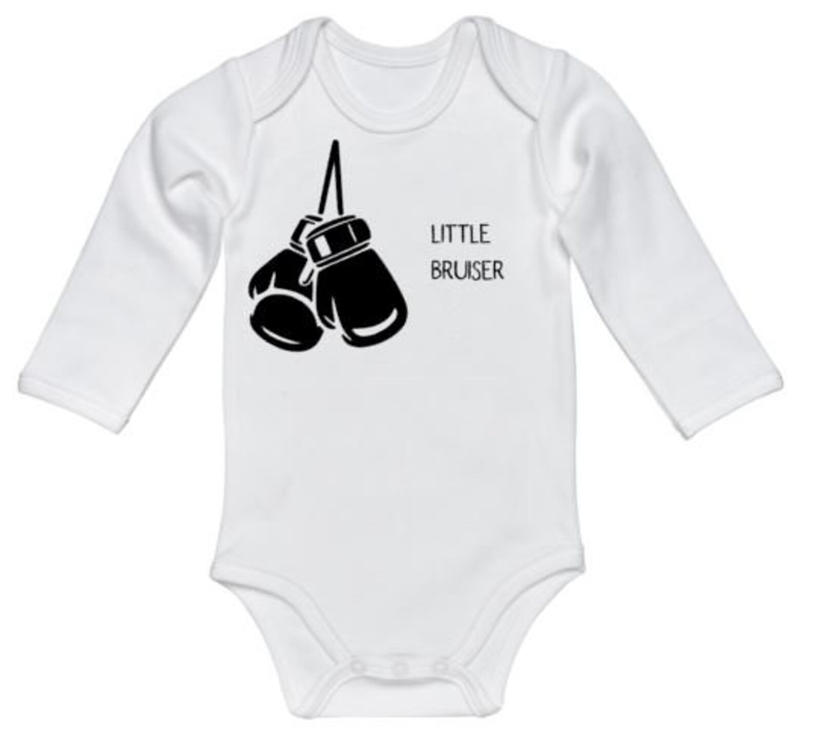 Boxing Onesie Little Bruiser Boxing Bodysuit Boxing Romper Etsy