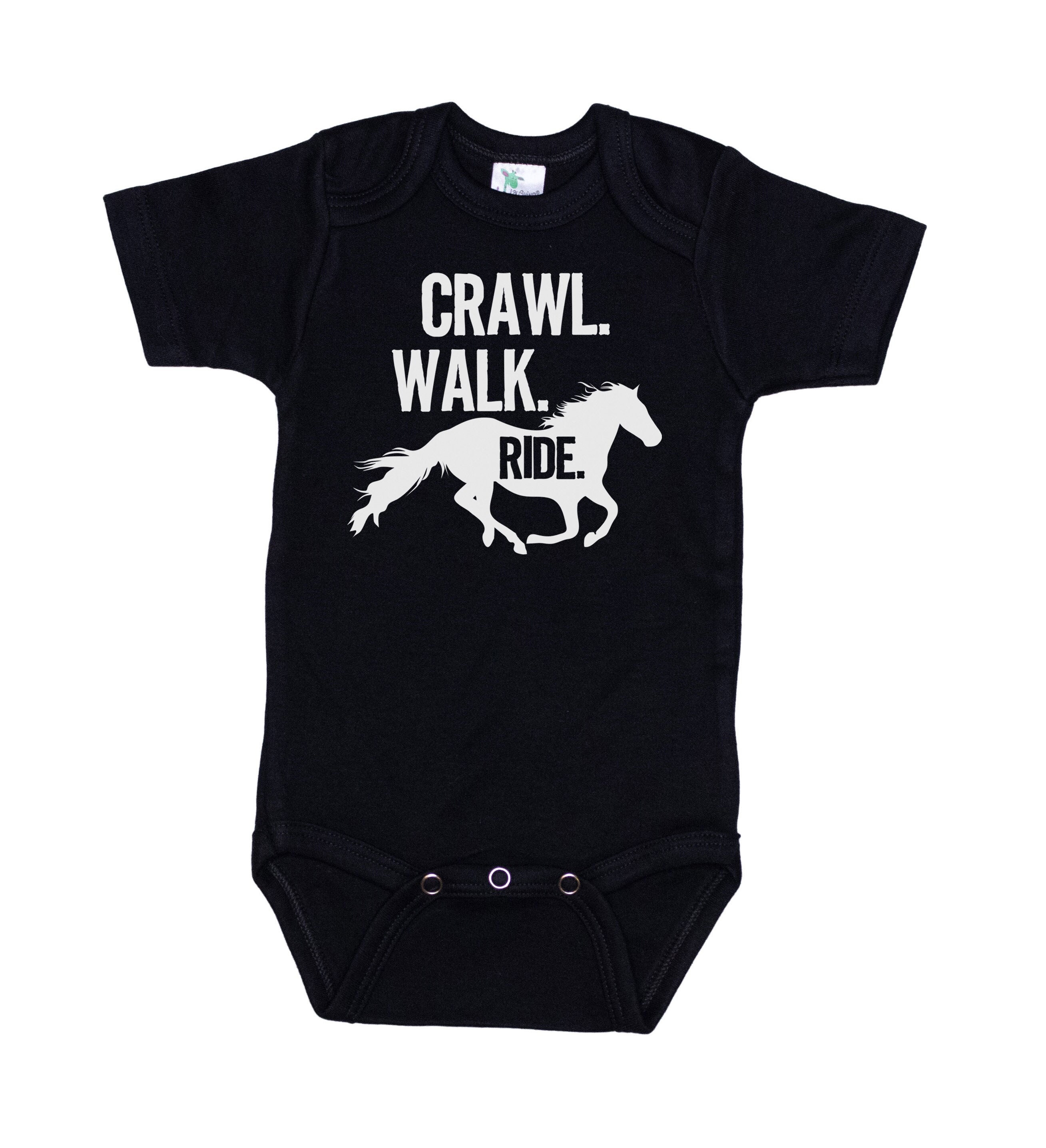 Crawl Walk Ride, Horse Onesie®, Horse Bodysuit, Baby Horse Outfit, Equestrian Onesie®, Equestrian Bodysuit, Baby Shower Gift, Horse Creeper