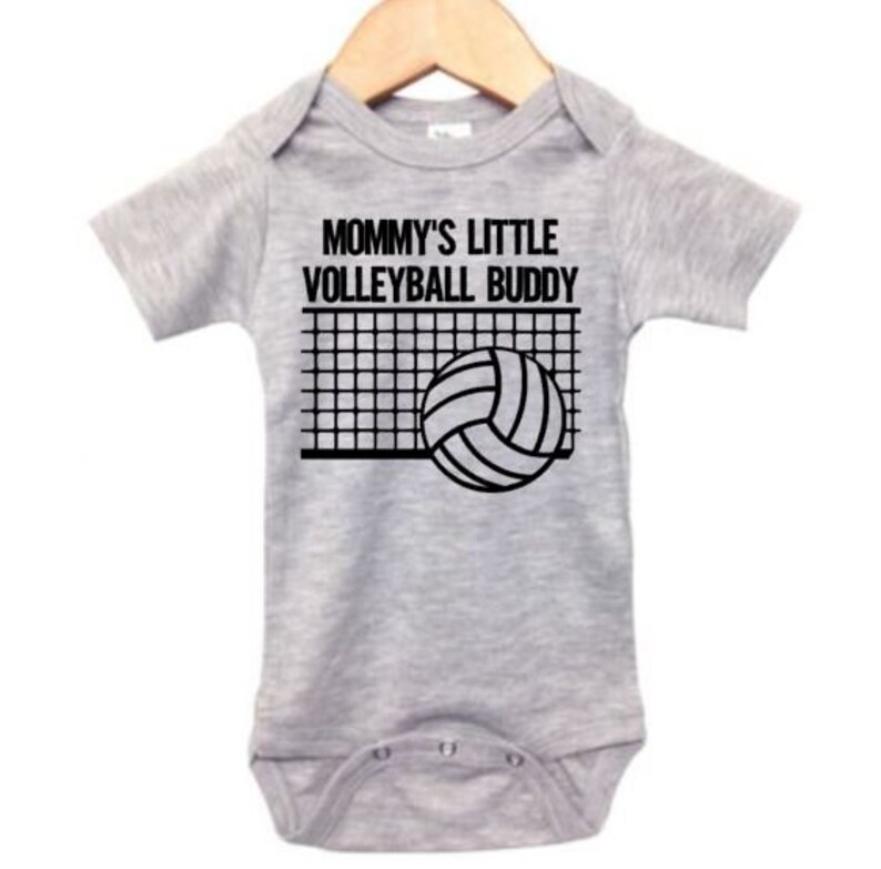 Volleyball Onesie Mommy's Little Volleyball Buddy Baby Etsy