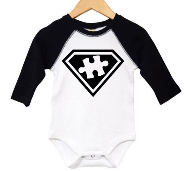 Newborn Autism Autism Onesie Baby Shower Gift Super Autism Autism Awareness Austism Infant Autism Raglan Onesie Baby Autism Outfit
