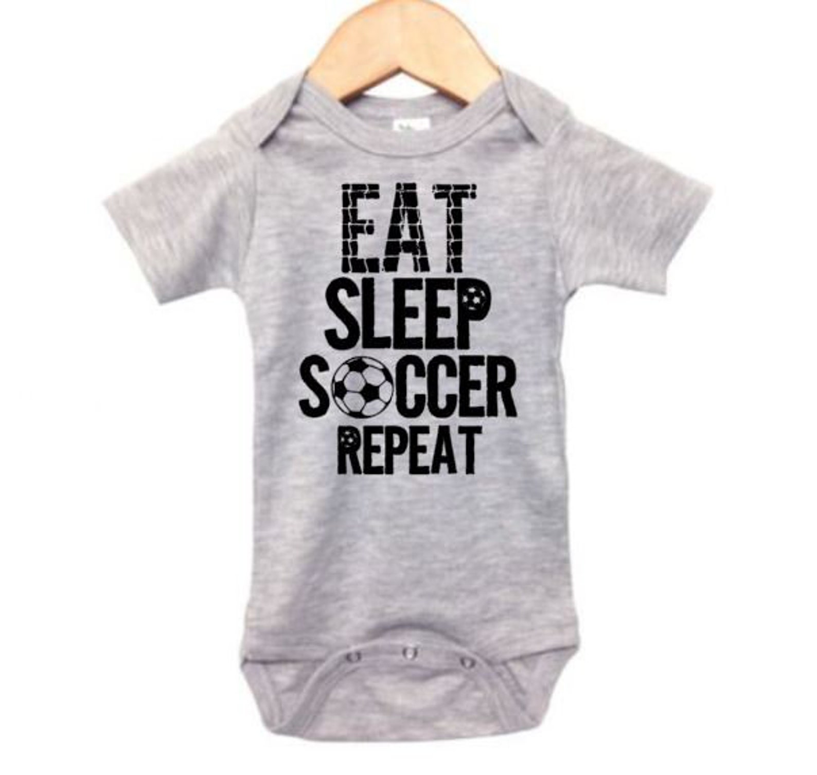 Soccer Onesie Eat Sleep Soccer Repeat Baby Soccer Outfit Etsy France