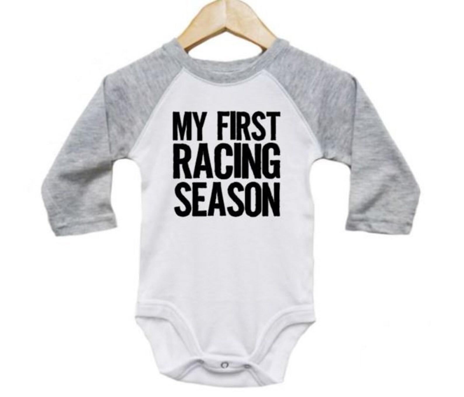 Racing Onesie My First Racing Season Motocross Bodysuit Etsy