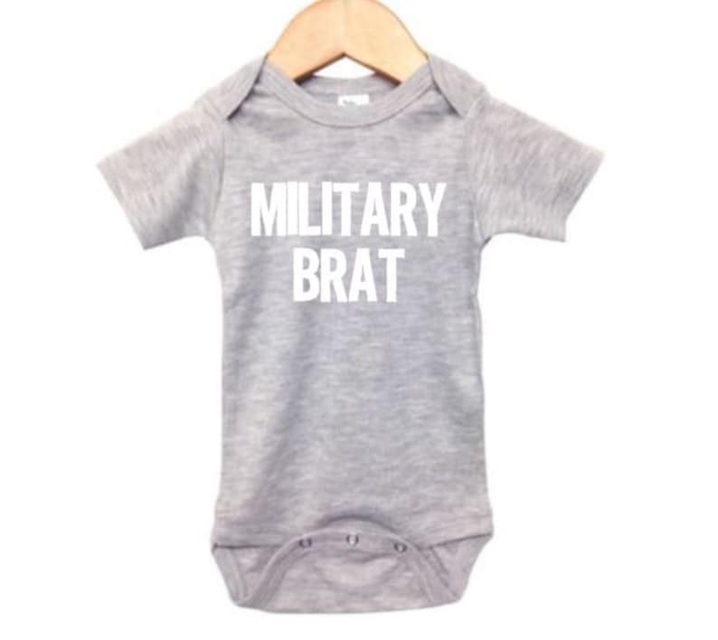 Military Baby Onesie Military Brat Baby Army Outfit Infant Etsy