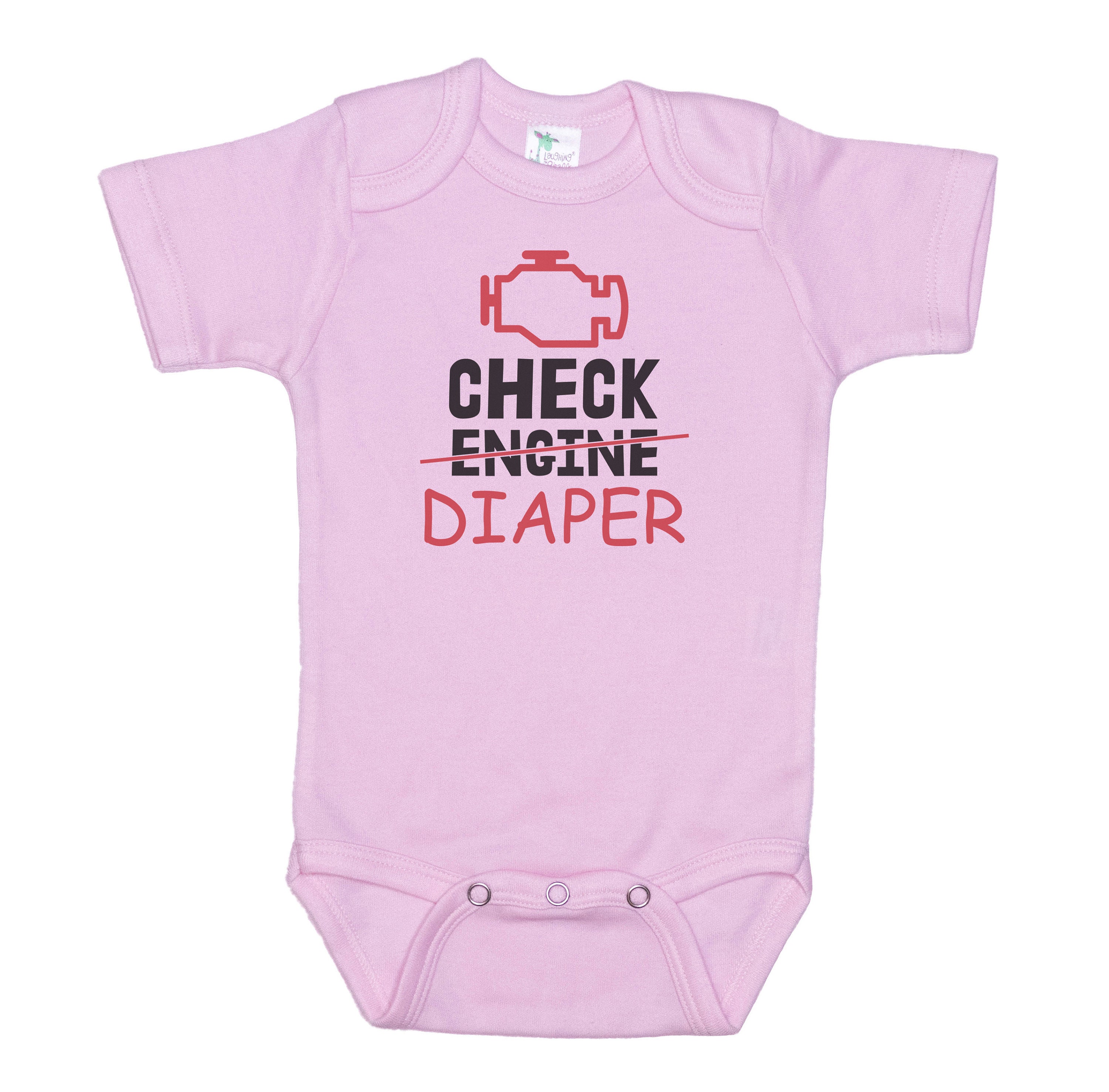 Mechanic Onesie®, Check Diaper, Baby Mechanic Outfit, Check Engine ...