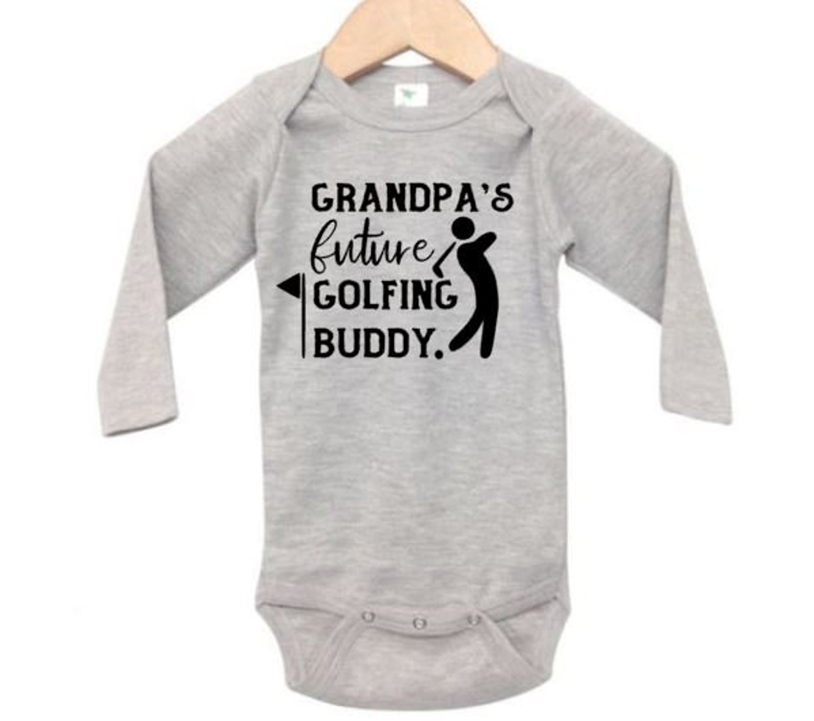 Grandpa Baby Onesie Grandpa's Future Golfing Buddy Etsy