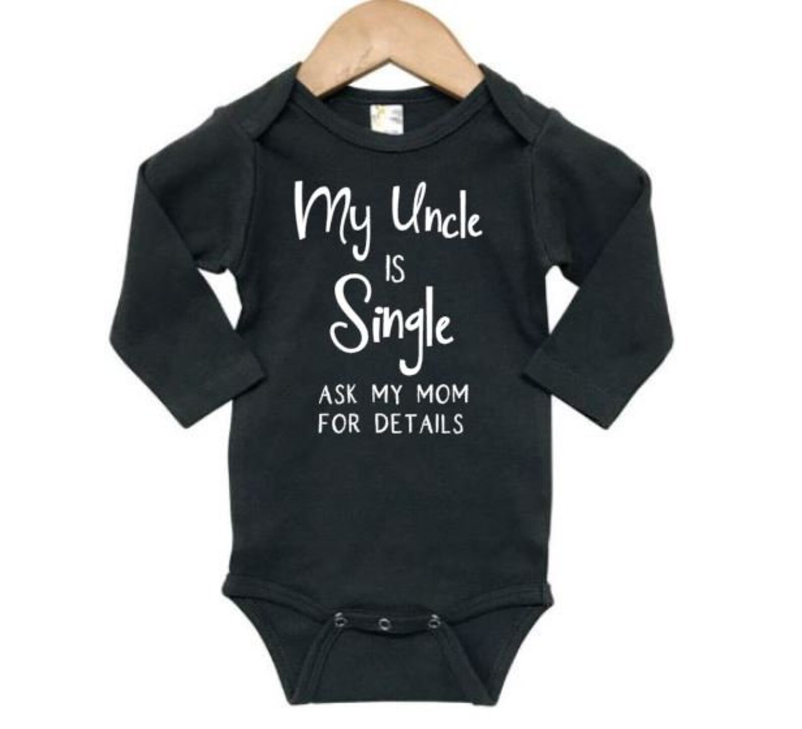 Uncle Baby Onesie My Uncle is Single Uncle Onesie for Etsy