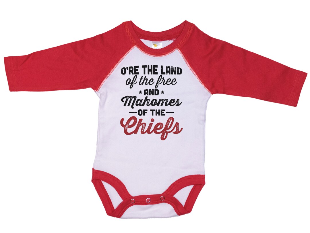 Chiefs Onesie®, Kansas City Bodysuit, Mahomes, Raglan Onesie®, Chiefs Baby  Onesie®, Newborn Chiefs Outfit, Baby Chiefs Onesie®, Chiefs