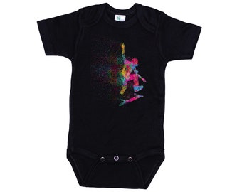 Skateboard Onesie®, Skater Splash, Baby Skating Outfit, Skater Bodysuit, Future Skateboarder, Baby Gift, Newborn Skater, Future Skater, Baby