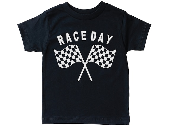 Race Day T-Shirt - Checkered Flags Race Day T-Shirt - Checkered Flags