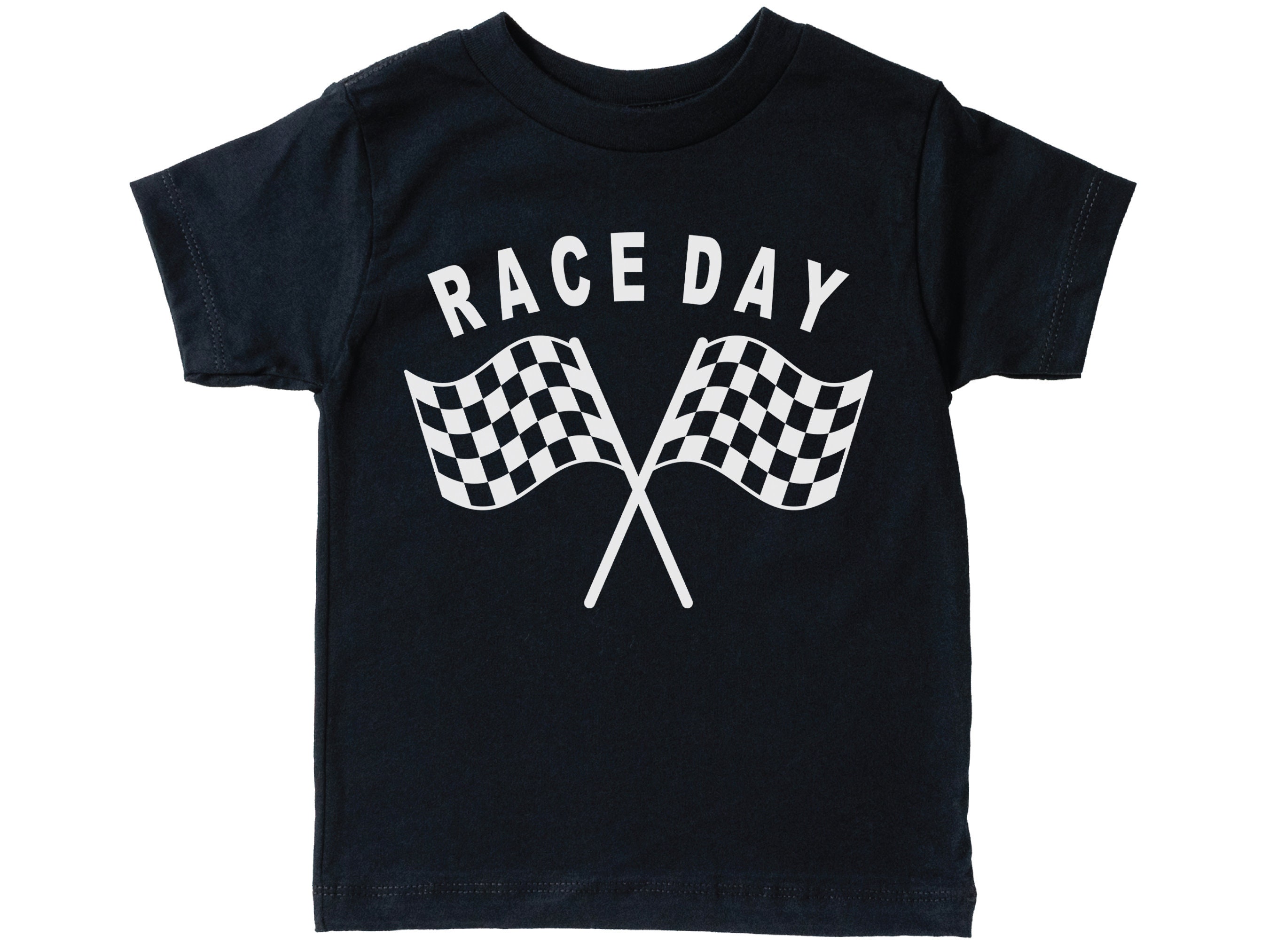 Race Day T-Shirt - Checkered Flags Race Day T-Shirt - Checkered Flags