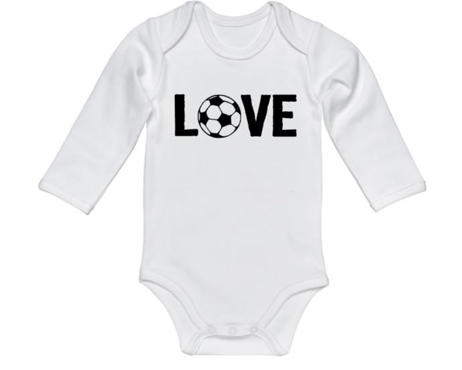 Baby Soccer Onesie Love Soccer Soccer Baby Futbol Onesie Etsy