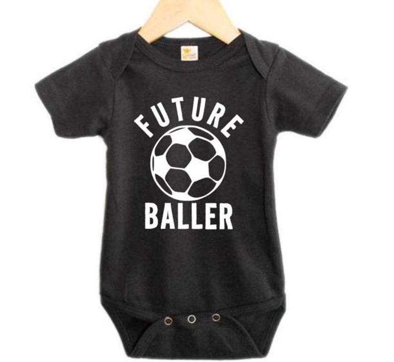 Baby Soccer Outfit Future Baller Baby Announcement Baby Etsy