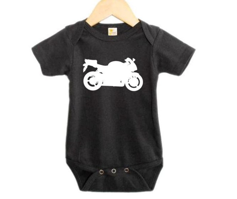 Motorcycle Onezy Motorcycle Baby Onesie®, Street Bike, Crotch Rocket Onesie®, Racing ...