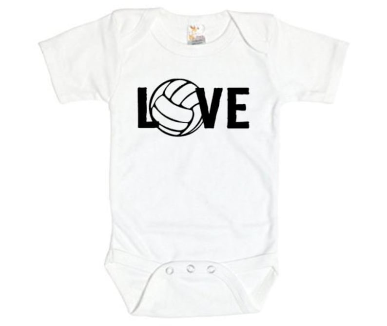 Baby Volleyball Outfit Love Volleyball Volleyball Onesie Etsy