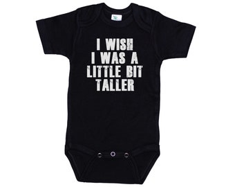 I Wish I Was A Little Bit Taller, Rap Baby Onesie®, Rap Bodysuit, Baby Gift, Music Baby, Newborn Rap Outfit, Baby Rap Onesie®, Rap Baby