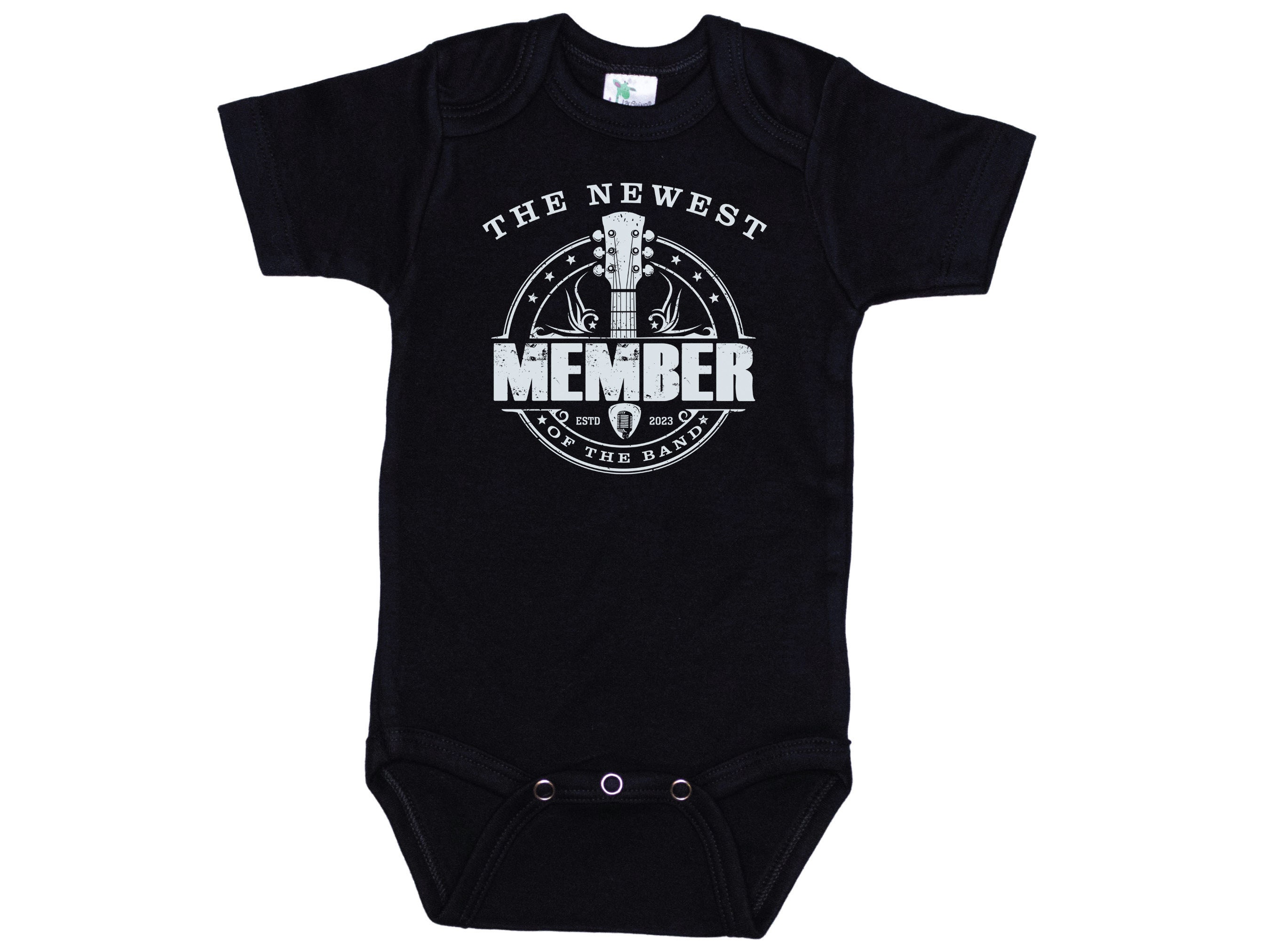 Newest Member of the Band Baby Announcement Newborn Outfit Newest Member of the Band Onesie Musician Bodysuit Infant Creeper Music Etsy