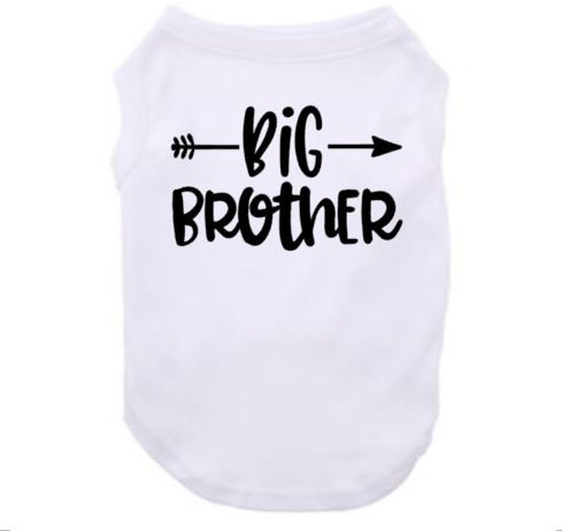 Big Brother Dog Shirt Baby Announcement Dog Shirt Big Bro Etsy
