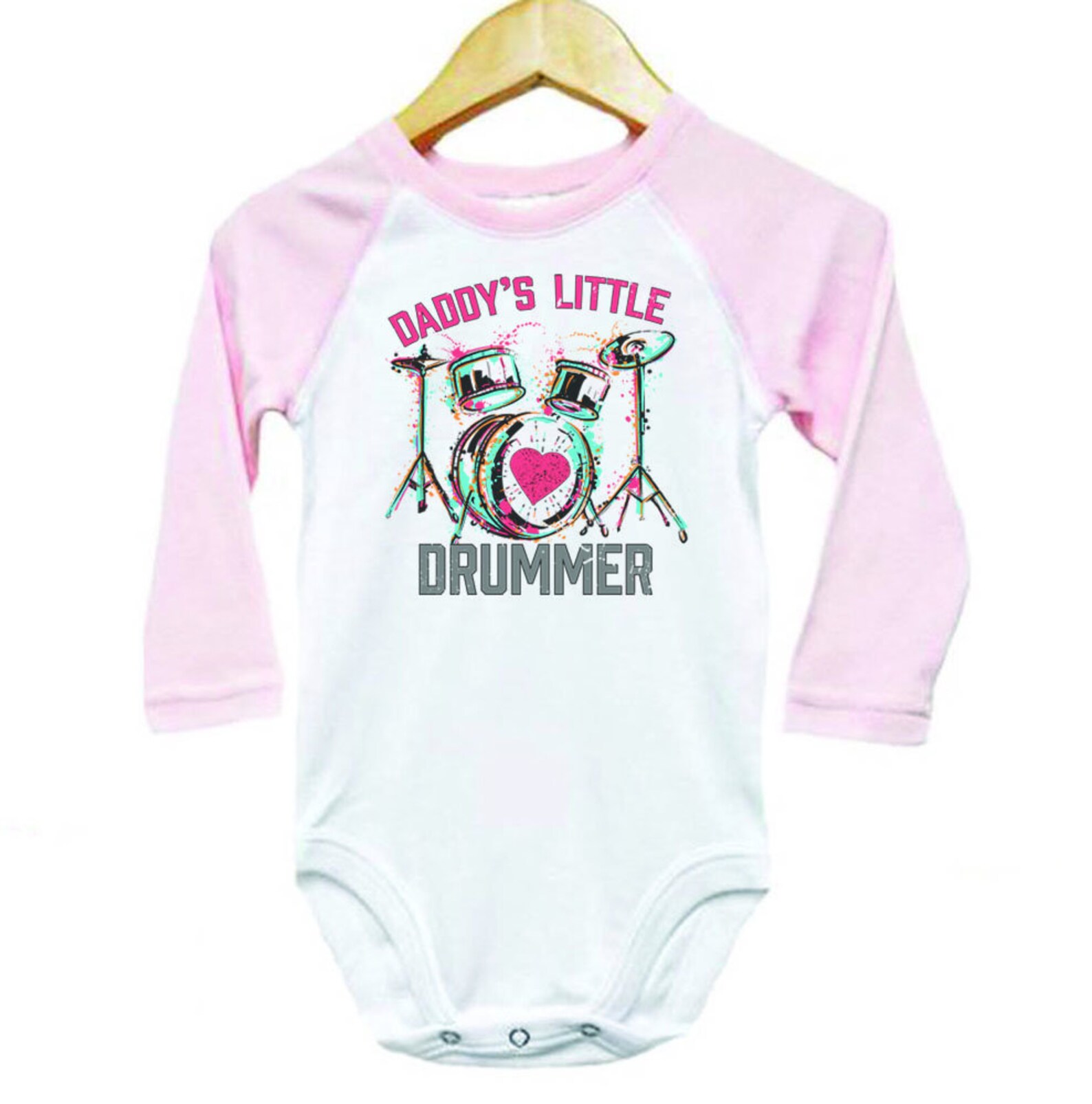 Drumming Onesie Daddy's Little Drummer Baby Drummer Etsy