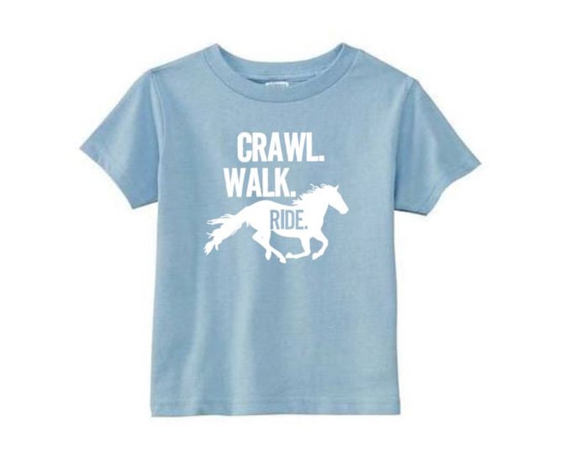 Toddler Horse Shirt Crawl Walk Ride Equestrian Apparel Etsy