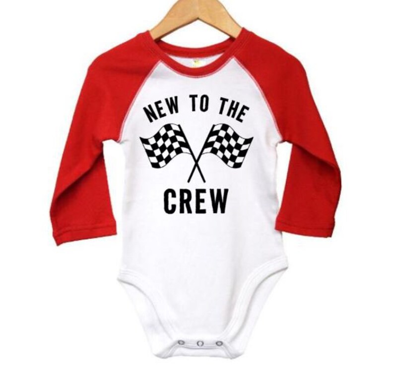 Motocross Onesie New to the Crew Dirt Bike Baby Onesie Etsy