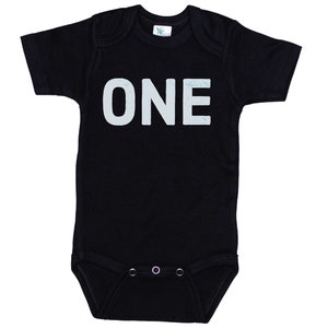Baby&#39;s First Birthday, ONE, First Birthday Onesie®, 1st Birthday Bodysuit, Baby Birthday Outfit, Babies 1st birthday, One Year Old Raglan