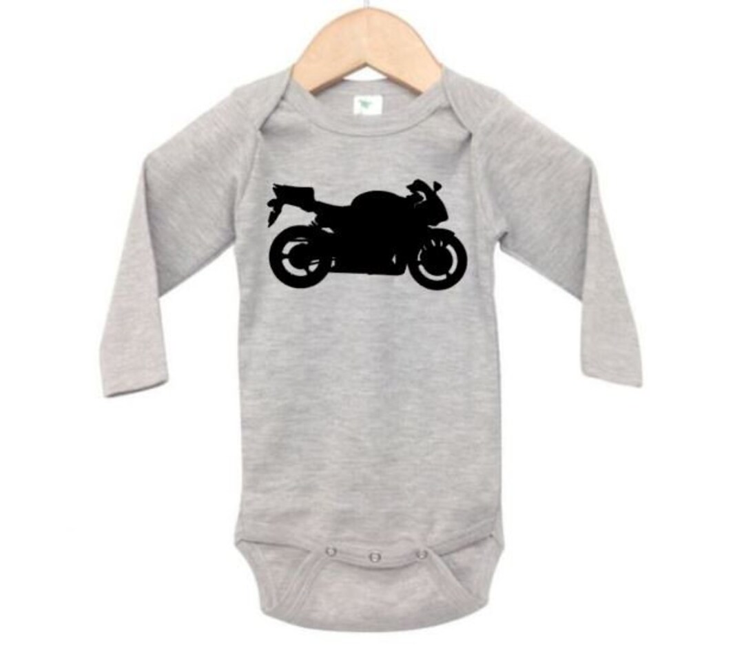 Motorcycle Baby Onesie Street Bike Crotch Rocket Onesie Etsy