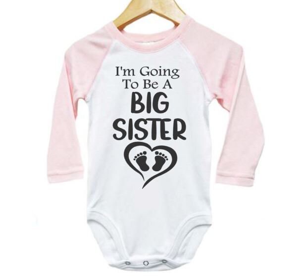 Big Sister Onesie I'm Going to Be A Big Sister Big | Etsy