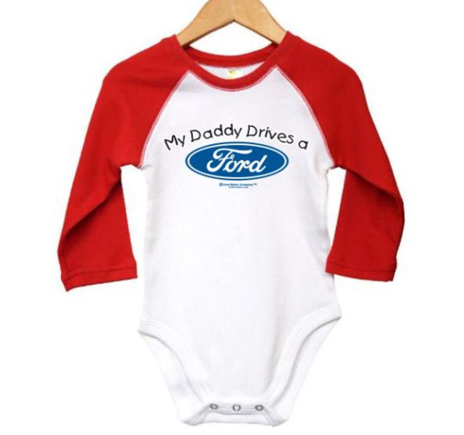 Ford Baby Onesie My Daddy Drives A Ford Ford Bodysuit Ford Etsy