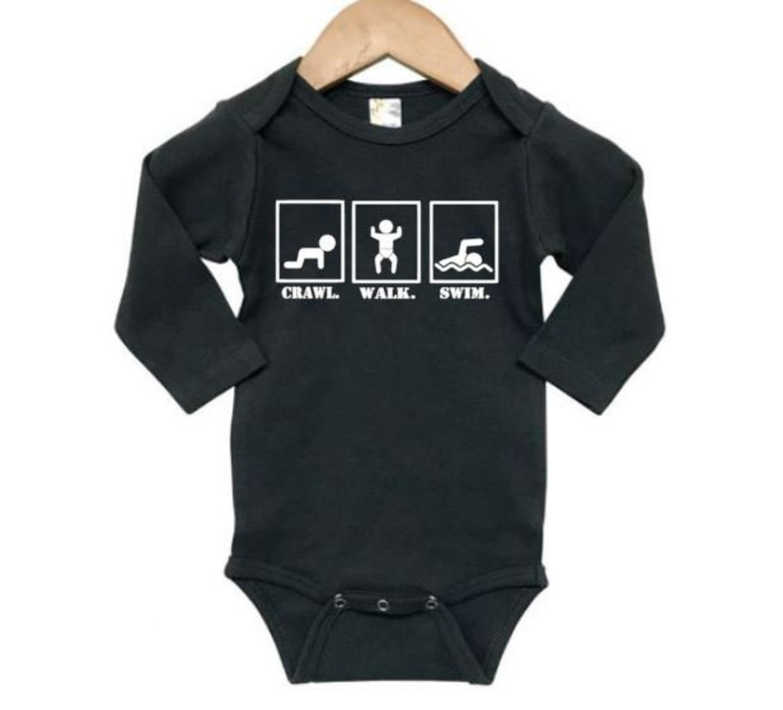 Swimming Onesie Crawl Walk Swim Baby Swimming Outfit Baby Etsy