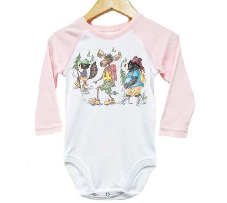 Hiking Onesie the Hikers Baby Hiking Outfit SOLAR PRINT Etsy