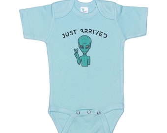 Alien Onesie®, Just Arrived, Sci-fi Onesie®, Alien Bodysuit, Super Soft Romper, Sublimated, Alien Baby Outfit, UFO Onesie®, Space Baby