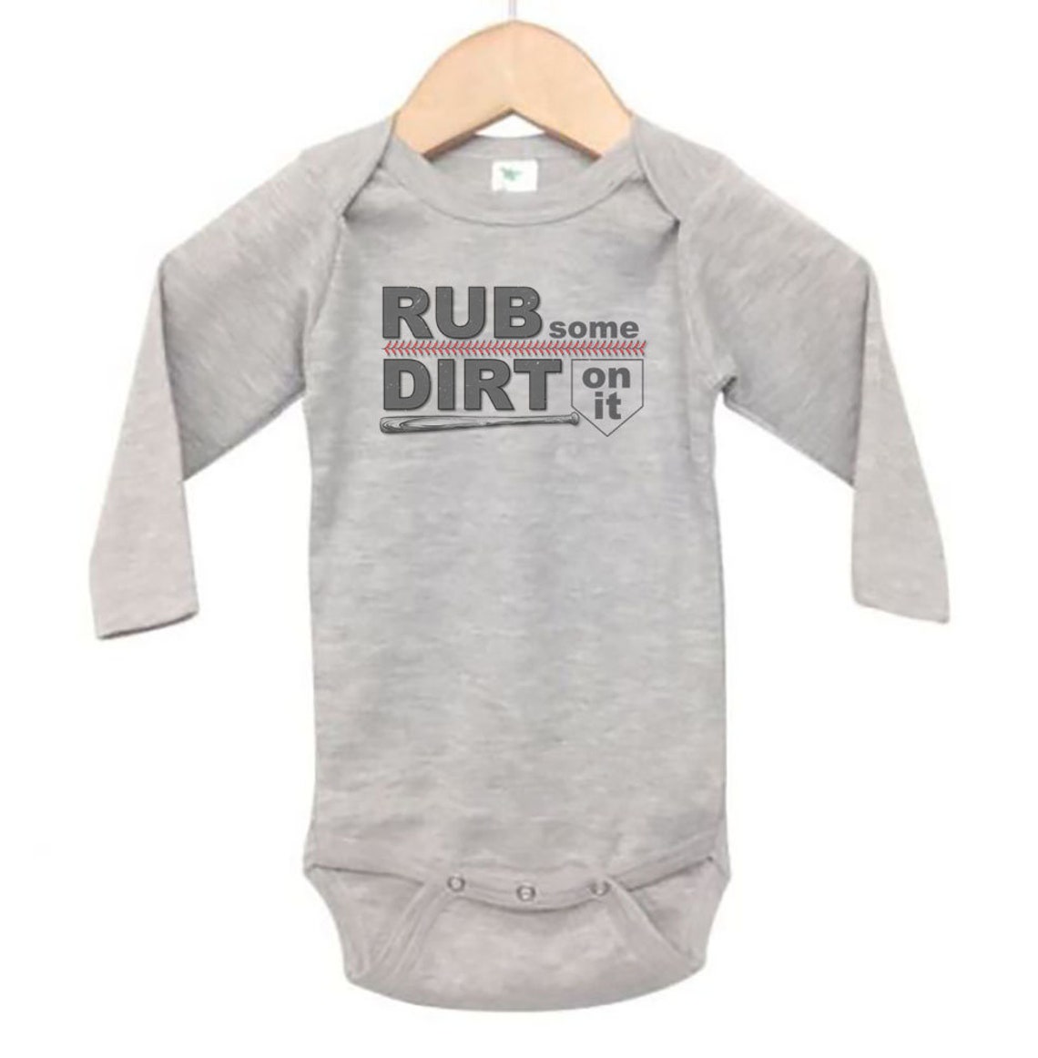 Rub Some Dirt on It Onesie Baseball Onesie Softball Onesie Etsy