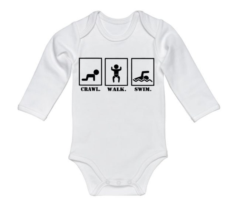 Swimming Onesie Crawl Walk Swim Baby Swimming Outfit Baby Etsy