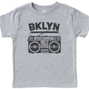 Kid&#39;s Brooklyn Shirt, BKLYN, Children&#39;s Brooklyn Shirt, Boombox Shirt, Toddler New York Shirt, Youth NY Shirt, BKLYN Tee, Kids Clothing