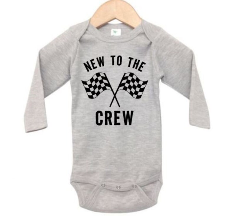 Motocross Onesie New To The Crew Dirt Bike Baby Onesie Etsy