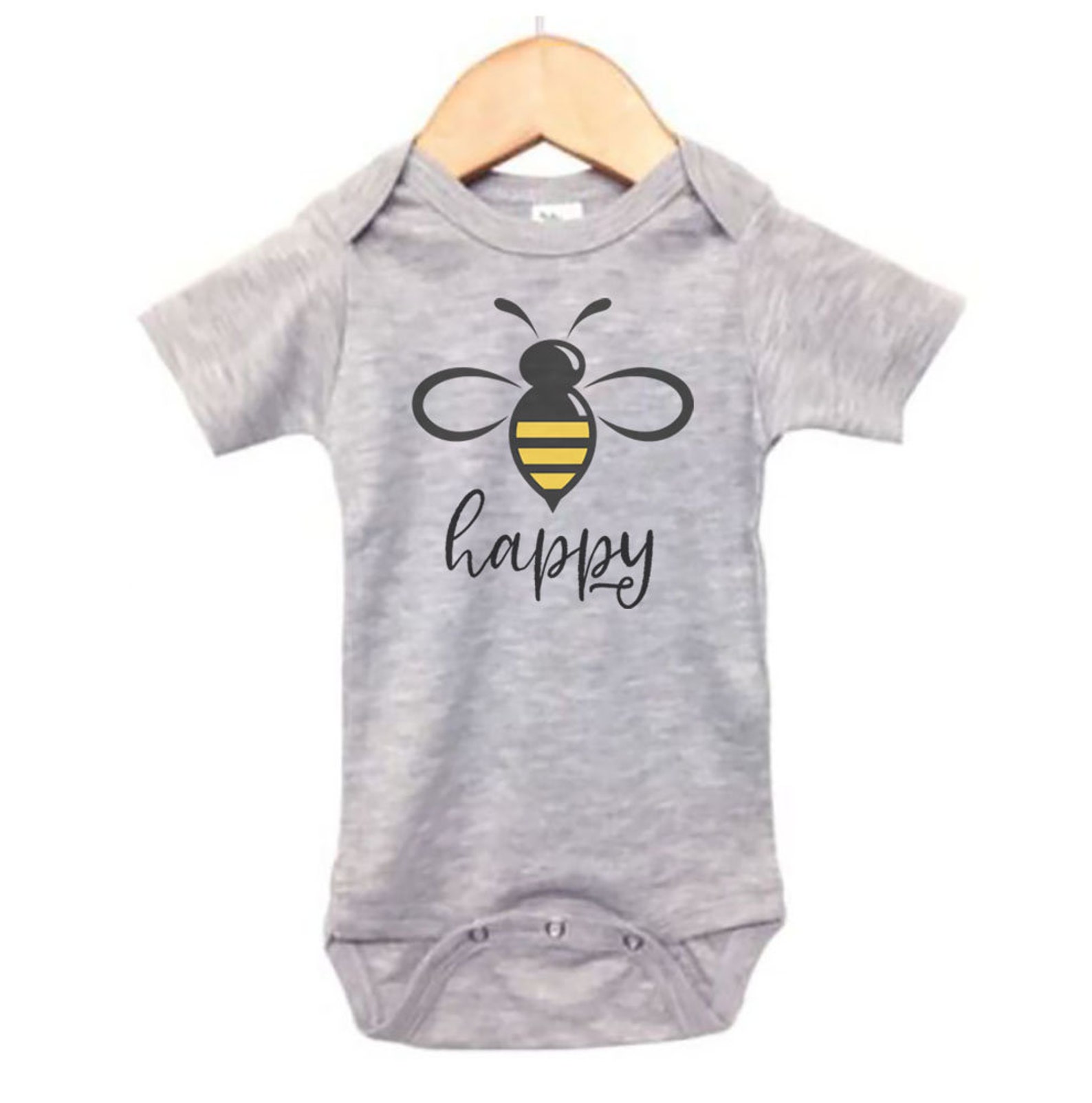 Bee Onesie Bee Happy Onesie Baby Shower Gift Cute Baby | Etsy