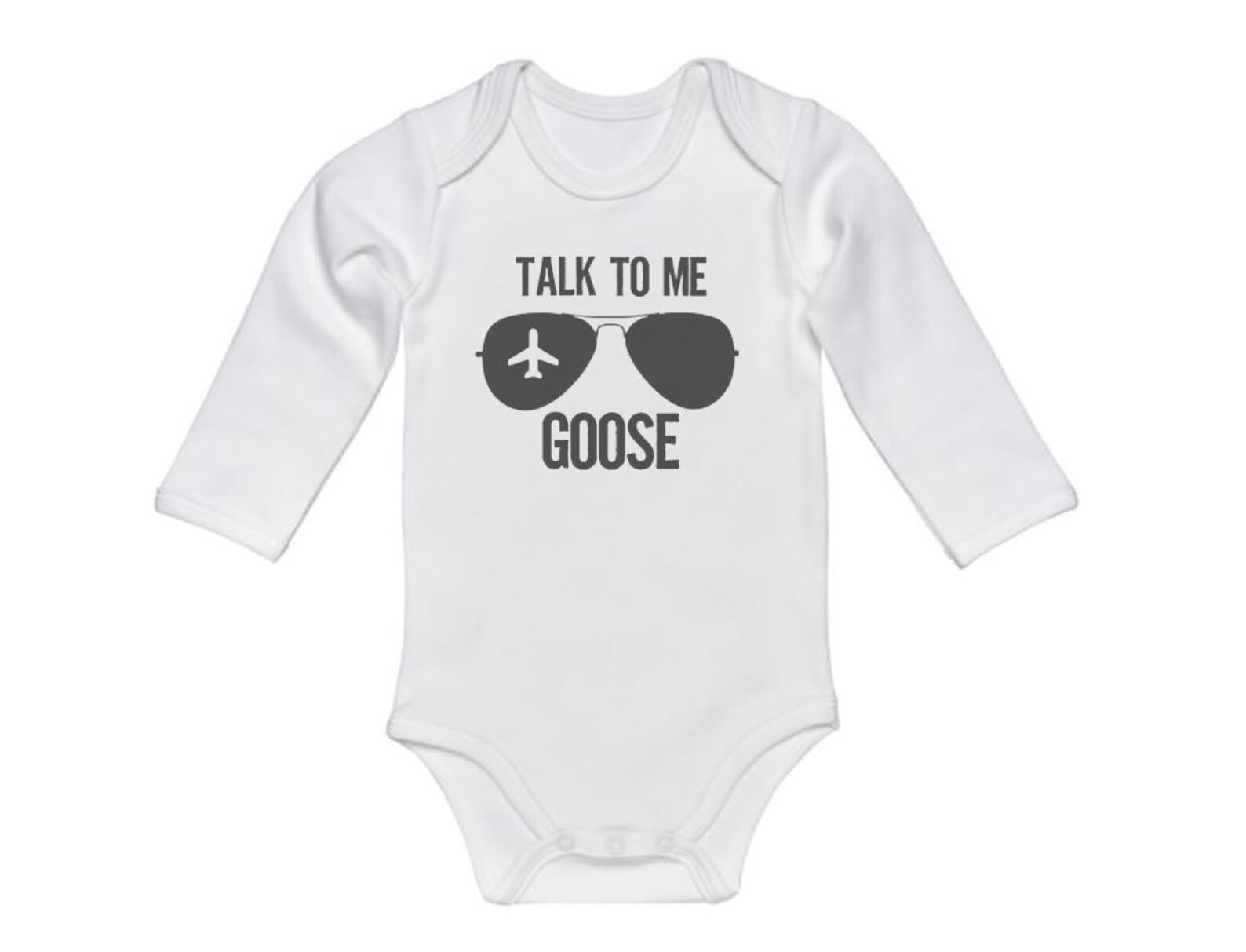 Talk To Me Goose Onesie Talk To Me Goose Cute Baby Onesie Etsy