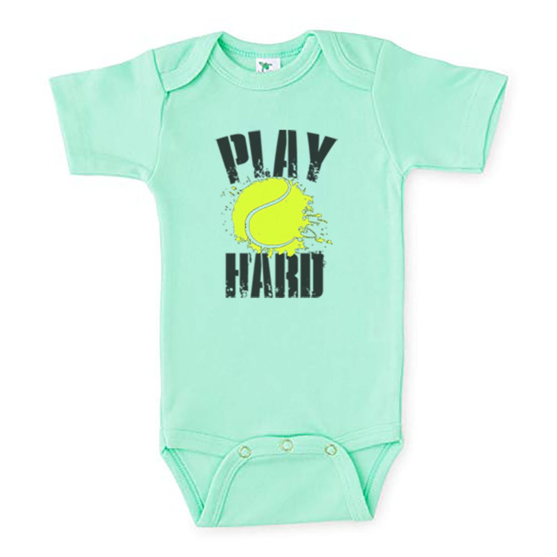 Tennis Onesie Play Hard Baby Tennis Outfit Tennis Bodysuit Etsy