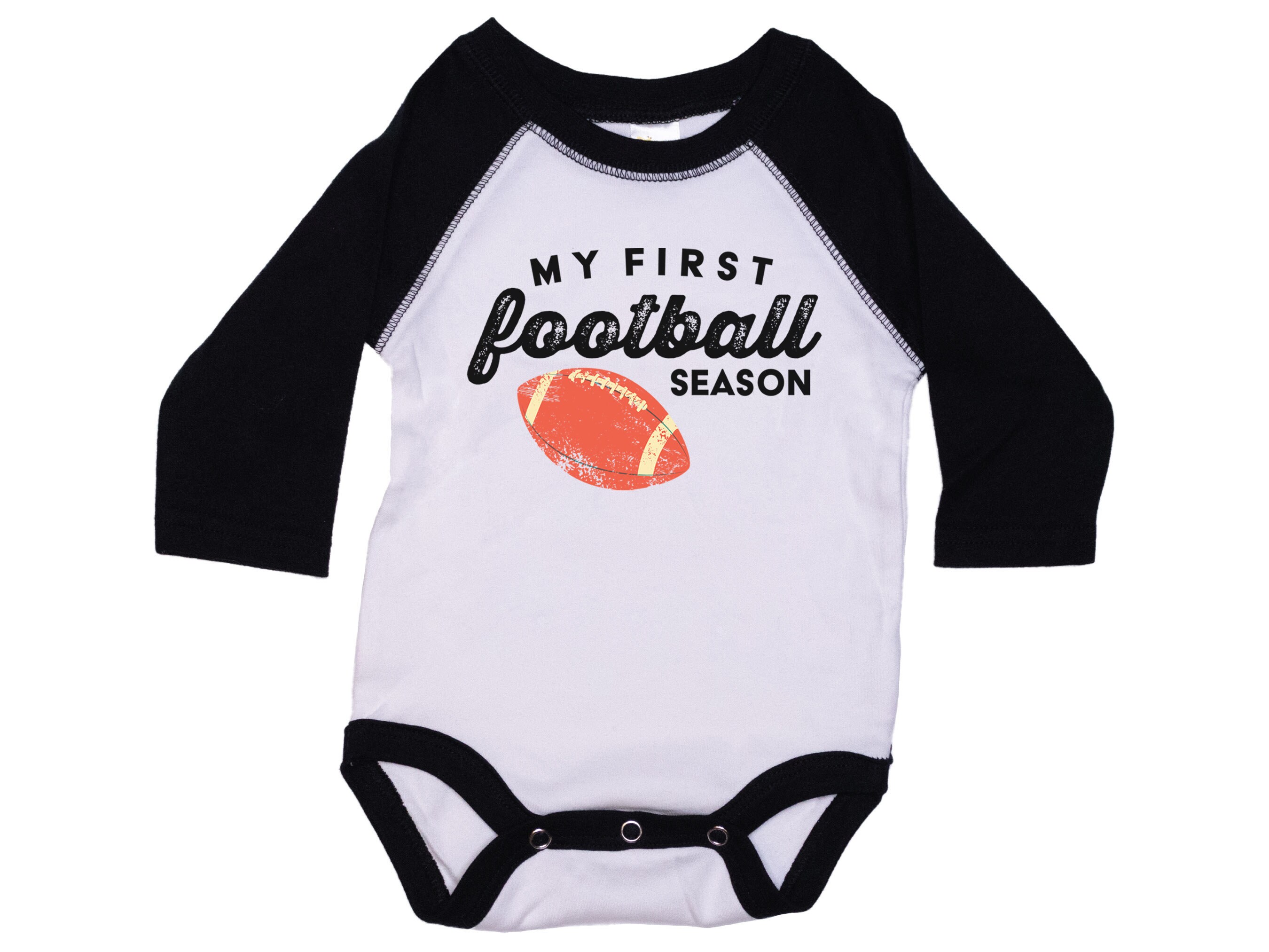 Football Onesie My First Football Season Football Bodysuit