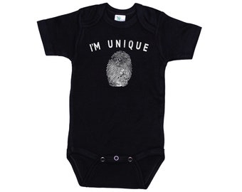 Fingerprint Onesie®, I'm Unique, Unique Baby Onesie®, Baby Gift, Unisex Newborn Outfit, Infant Onesie®, Unique Bodysuit, Unique Romper