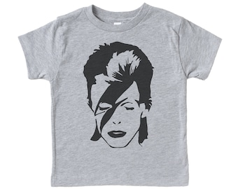 Ziggy Stardust, Bowie, David Bowie Toddler Shirt, Kid's David Bowie T, Ziggy Stardust Shirt, Bowie Crew Neck, David Bowie Tees, Ziggy Tshirt