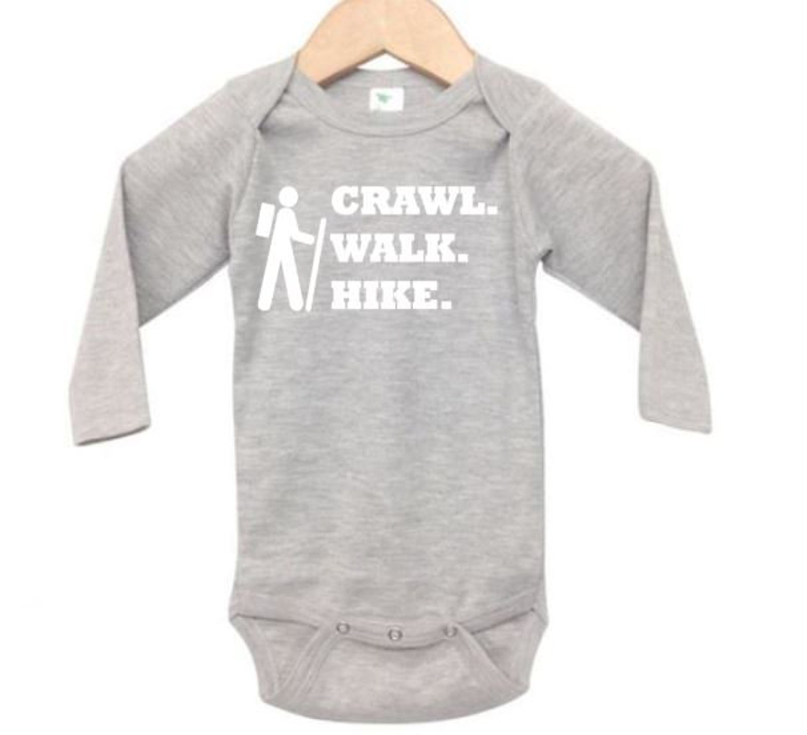 Baby Hiking Onesie Crawl Walk Hike Hiking Onesie Hiking Etsy
