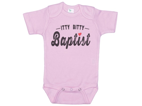 Itty Bitty Baptist Christian Baby Bodysuit Itty Bitty Baptist Christian Baby Bodysuit